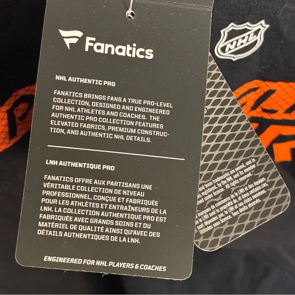 NEW Philadelphia Flyers Black Long Sleeve Shirt size M - Picture 4 of 4